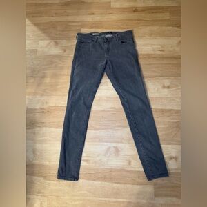 AG Adriano Goldschmied Super Skinny Leggings Grey Gray Size 31